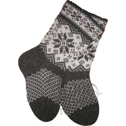 Woolen socks with a star